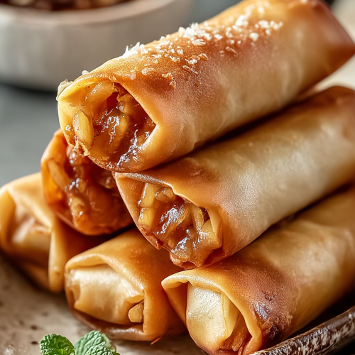 Easy Apple Pie Egg Rolls