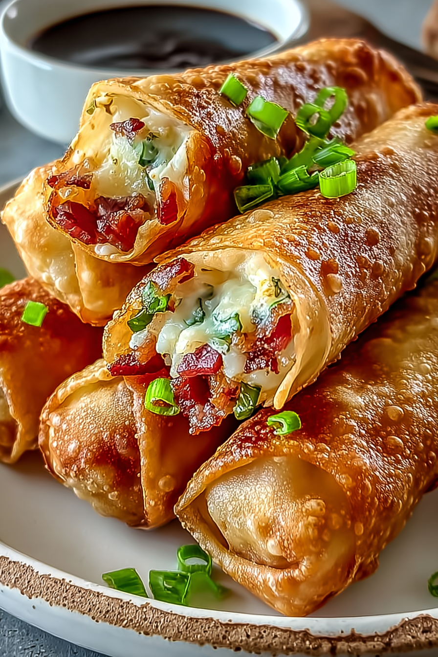 Easy Bacon Popper Eggrolls