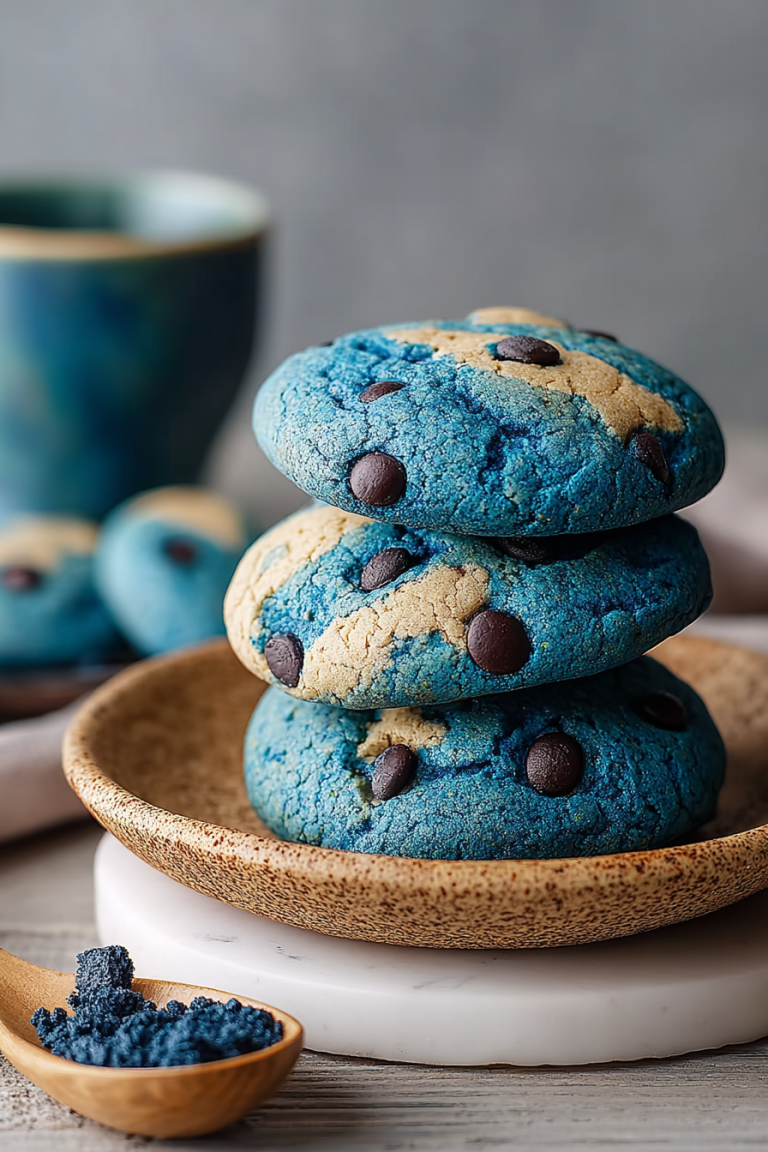 Easy Blue Monster Cookies