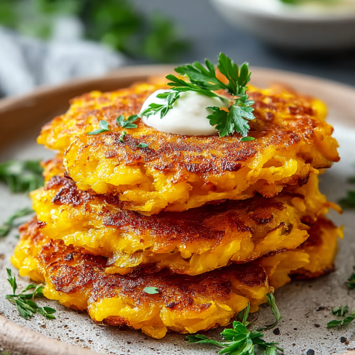 Easy Butternut Squash Fritters