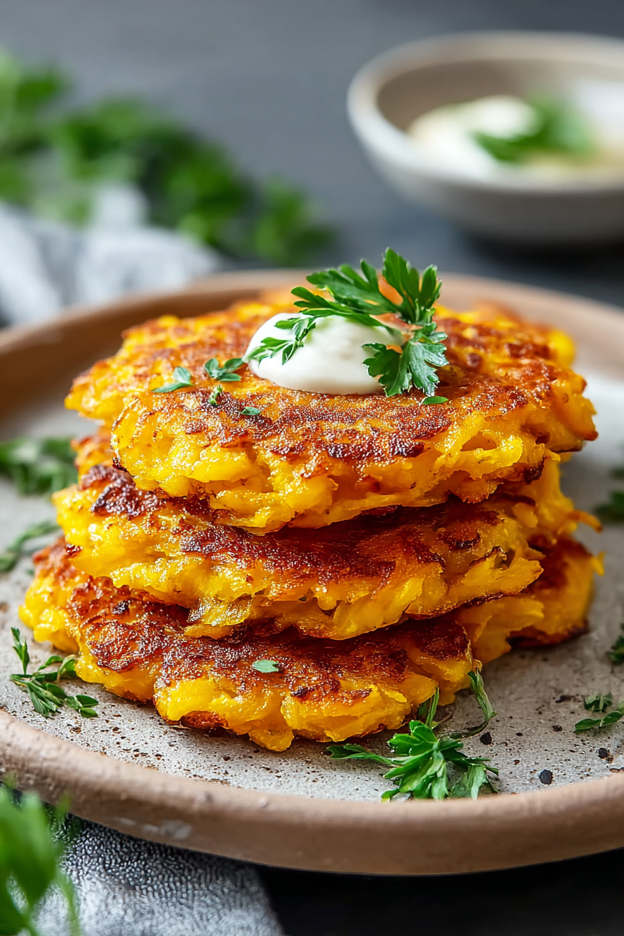 Easy Butternut Squash Fritters
