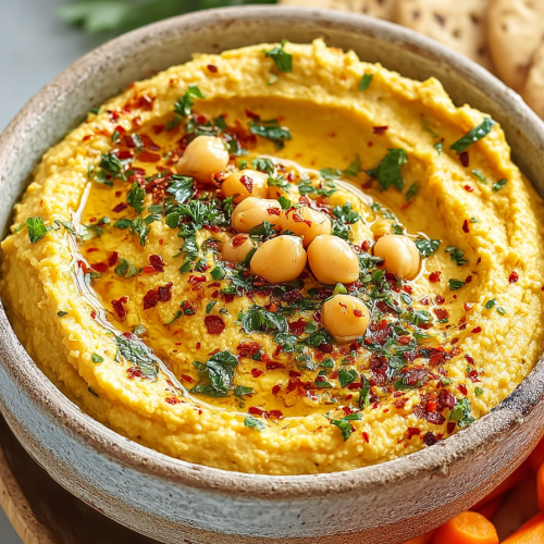 Easy Butternut Squash Hummus Dip