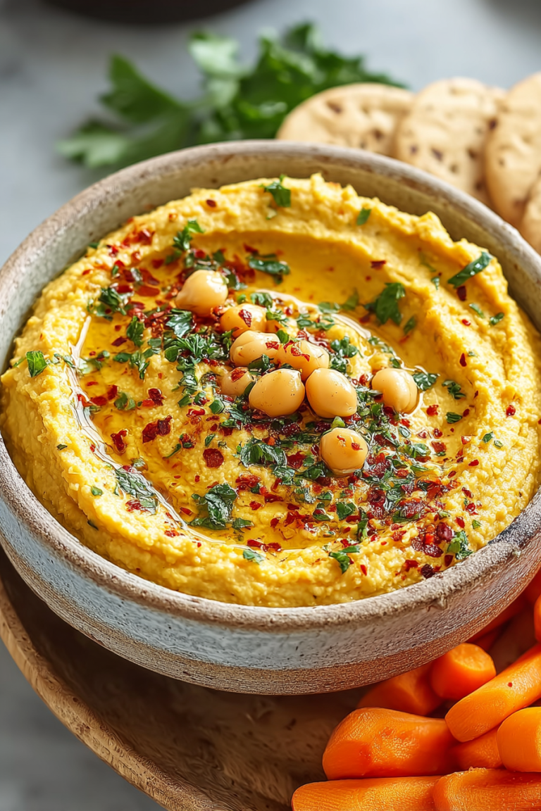 Easy Butternut Squash Hummus Dip