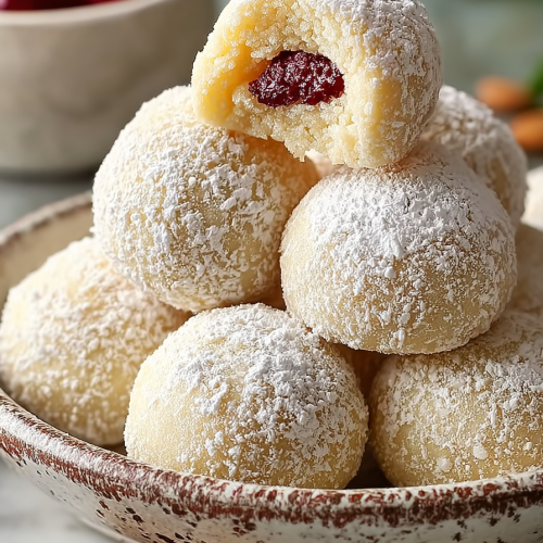 Easy Buttery Almond Snowball Cookies