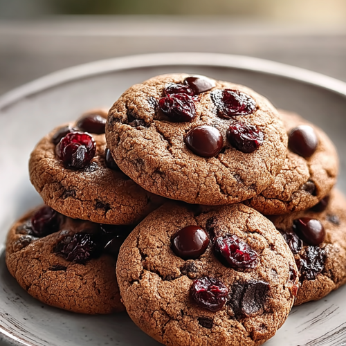 Easy Cherry Chocolate Mocha Cookies