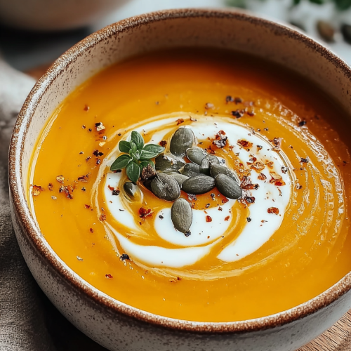 Easy Creamy Butternut Squash Soup