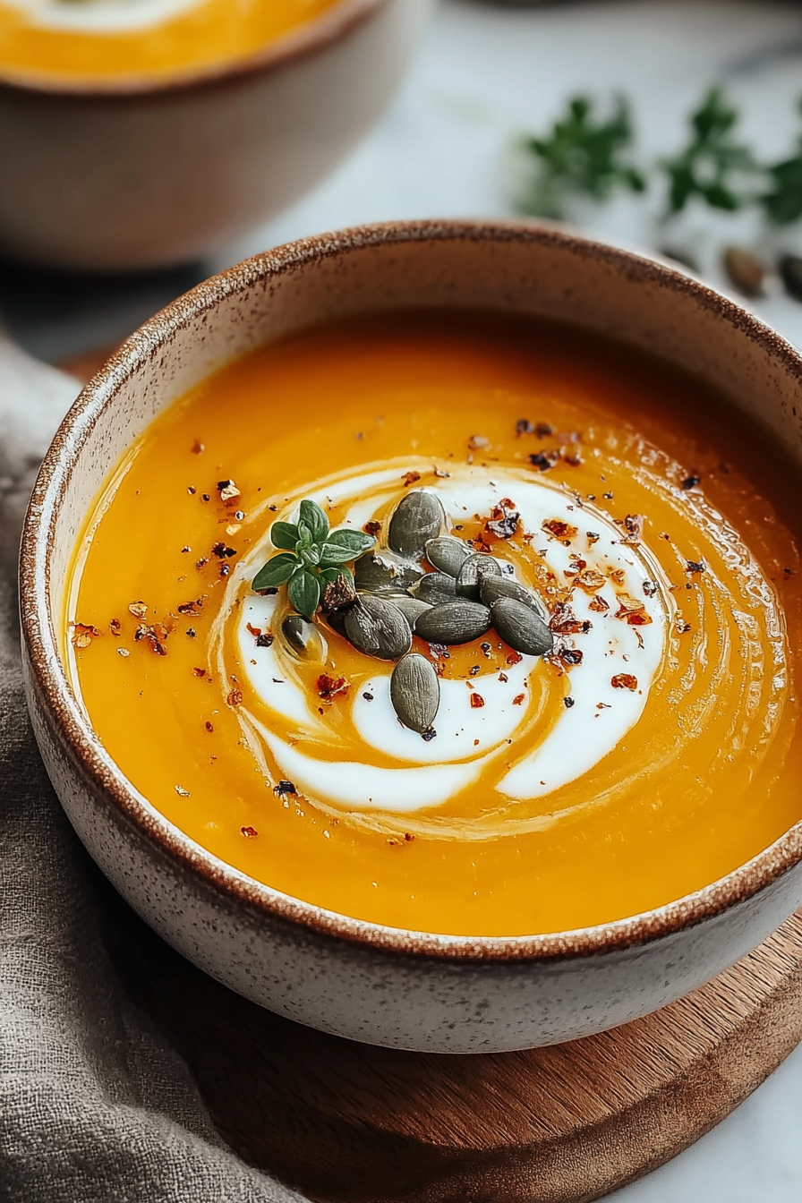 Easy Creamy Butternut Squash Soup