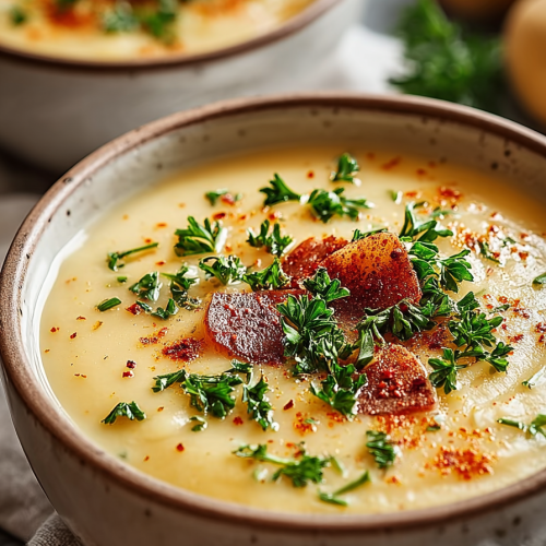 Easy Creamy Cajun Potato Soup