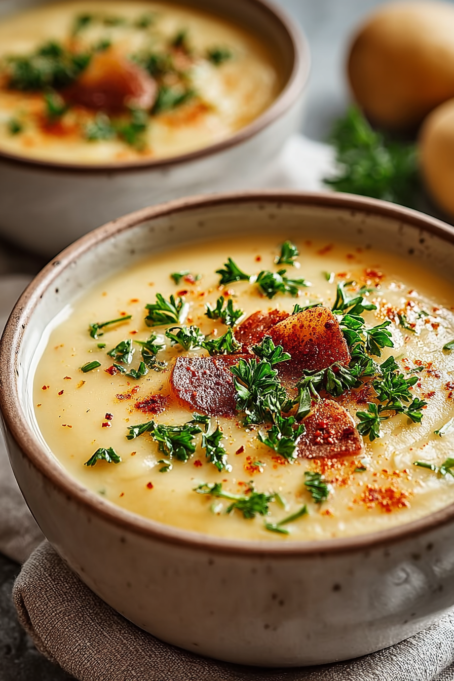 Easy Creamy Cajun Potato Soup