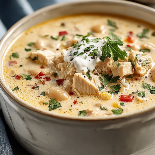 Easy Creamy White Chicken Chili