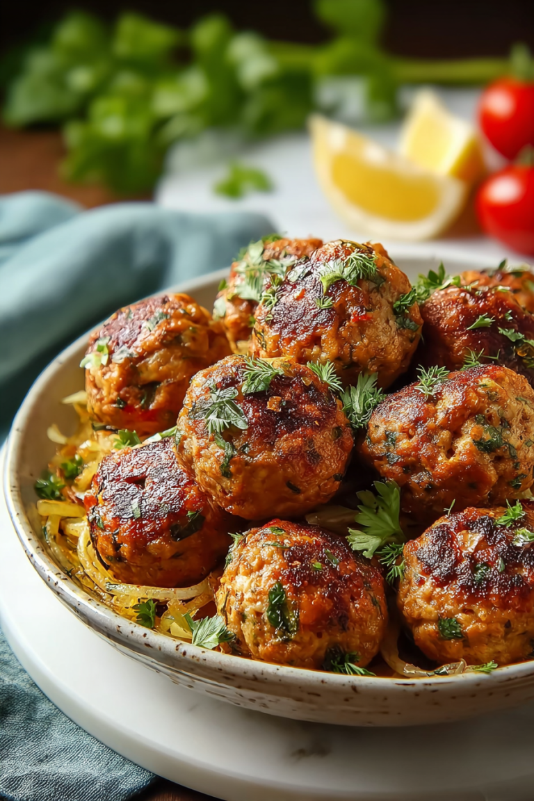 Easy Delicious Greek Chicken Meatballs