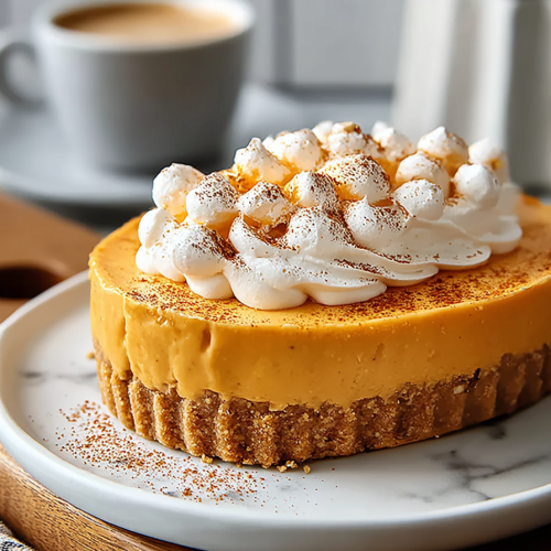 Easy Dreamy Pumpkin Mousse Pie