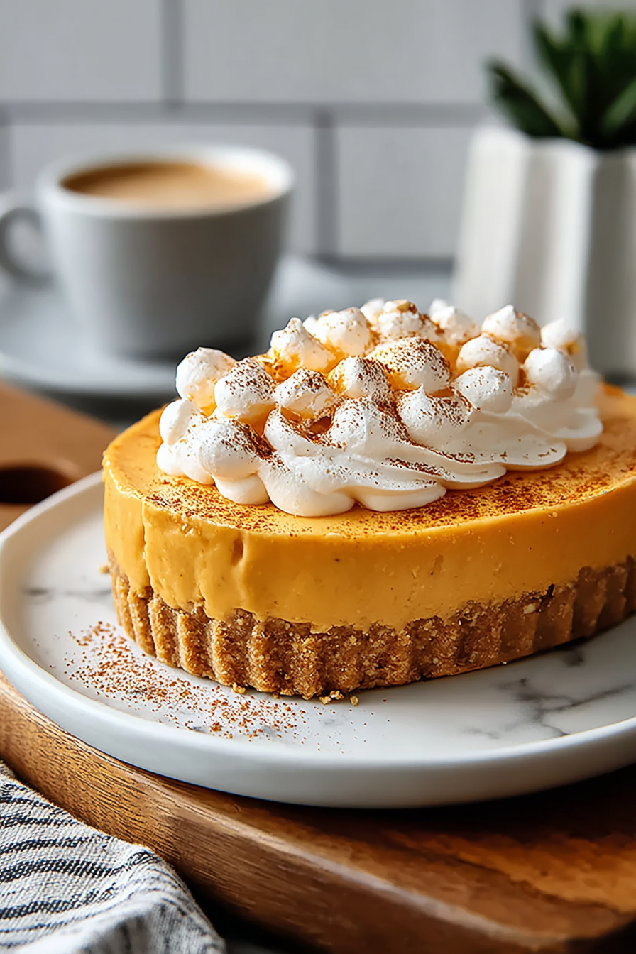 Easy Dreamy Pumpkin Mousse Pie