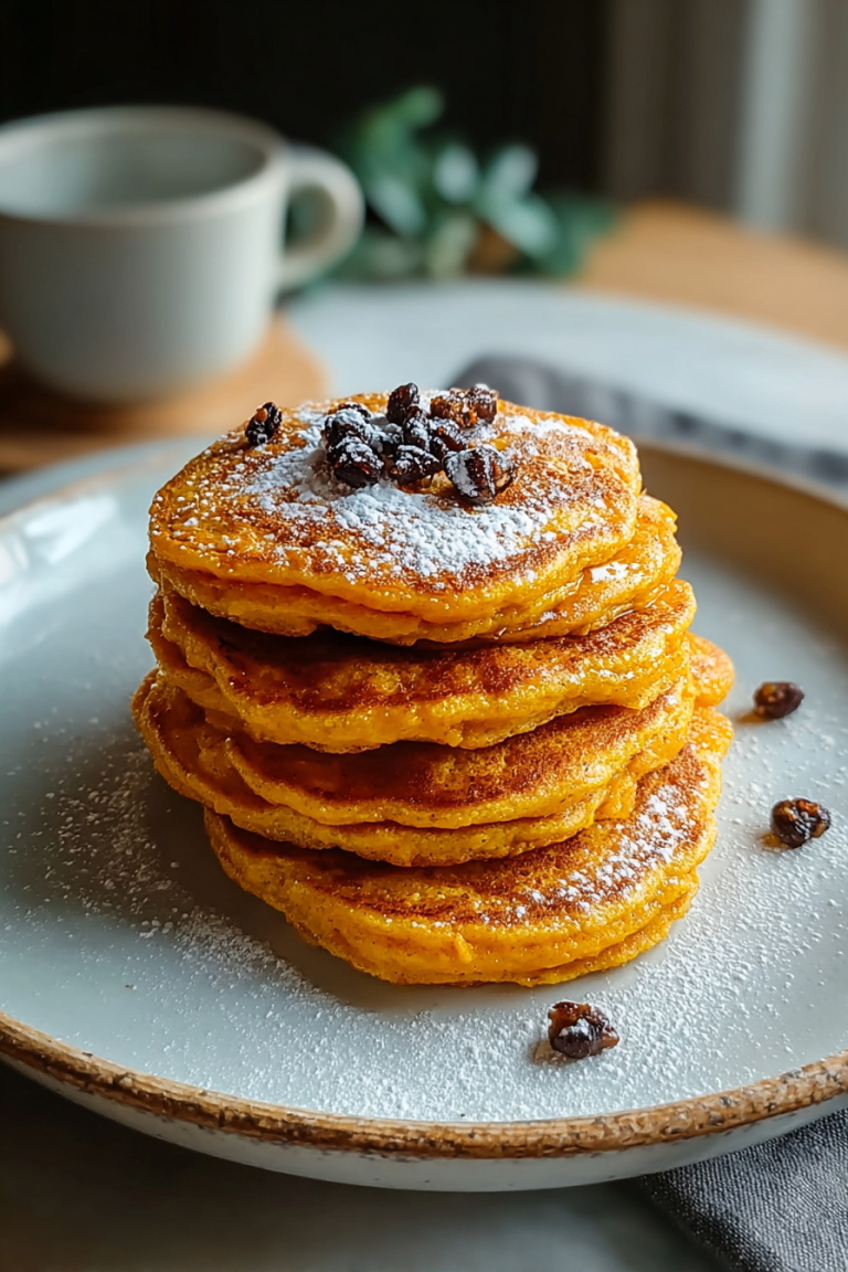 Easy Fluffy Pumpkin Pancakes