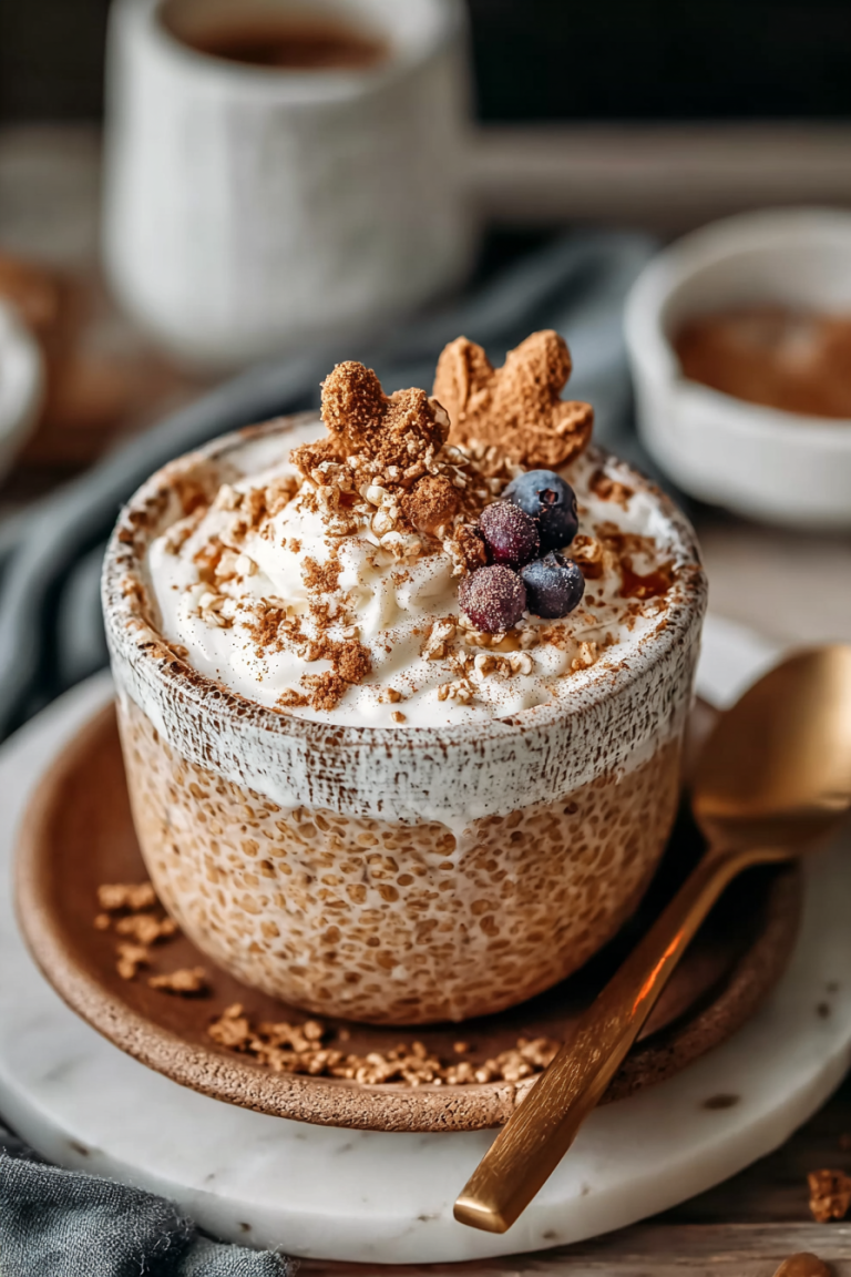 Easy Gingerbread Overnight Oats