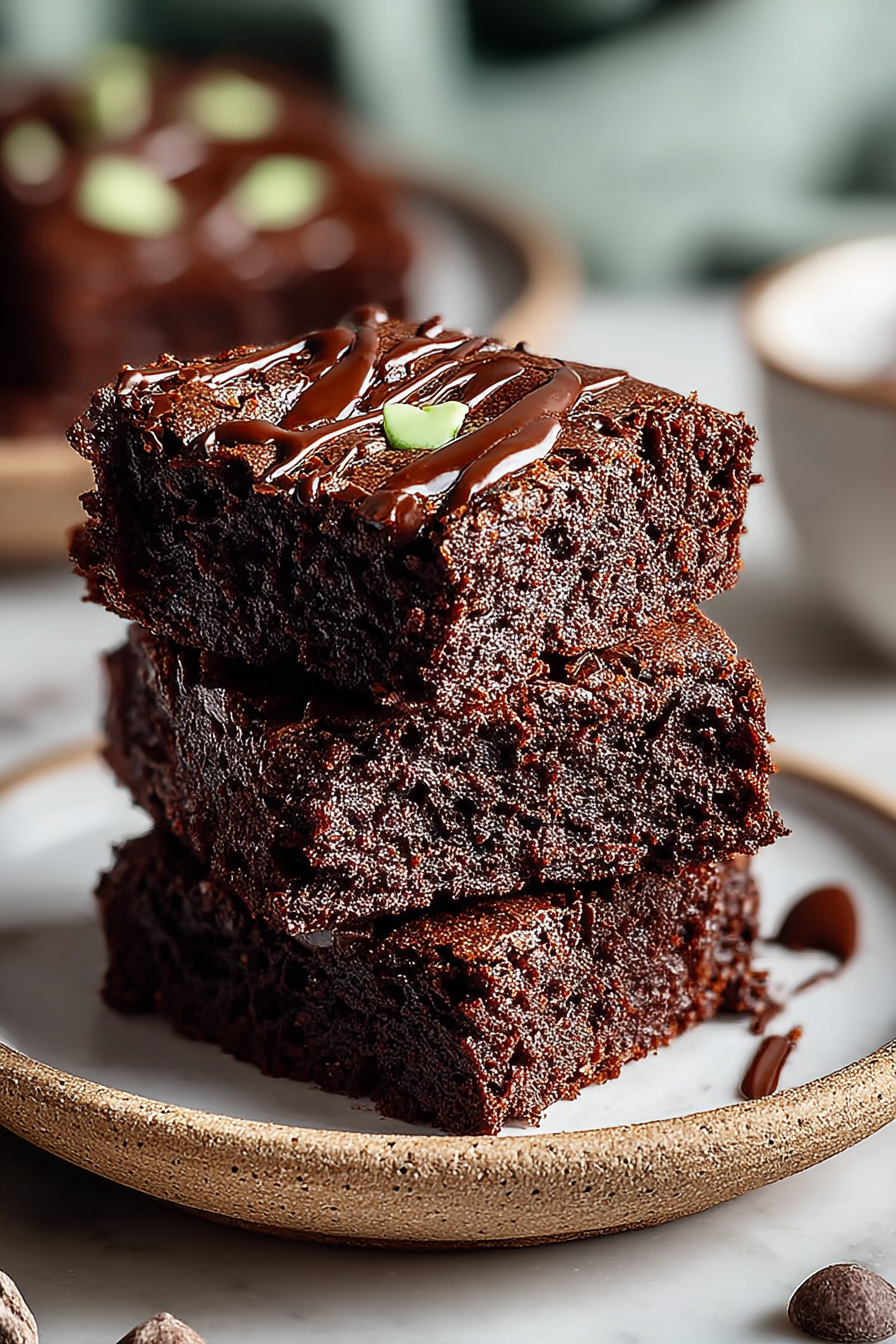 Easy Green Monster Brownies