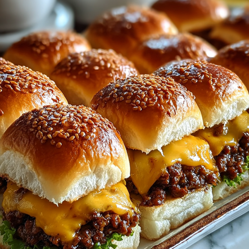 Easy Hawaiian Cheeseburger Sliders