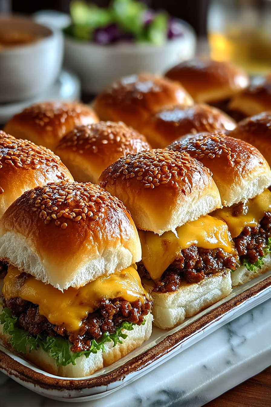 Easy Hawaiian Cheeseburger Sliders