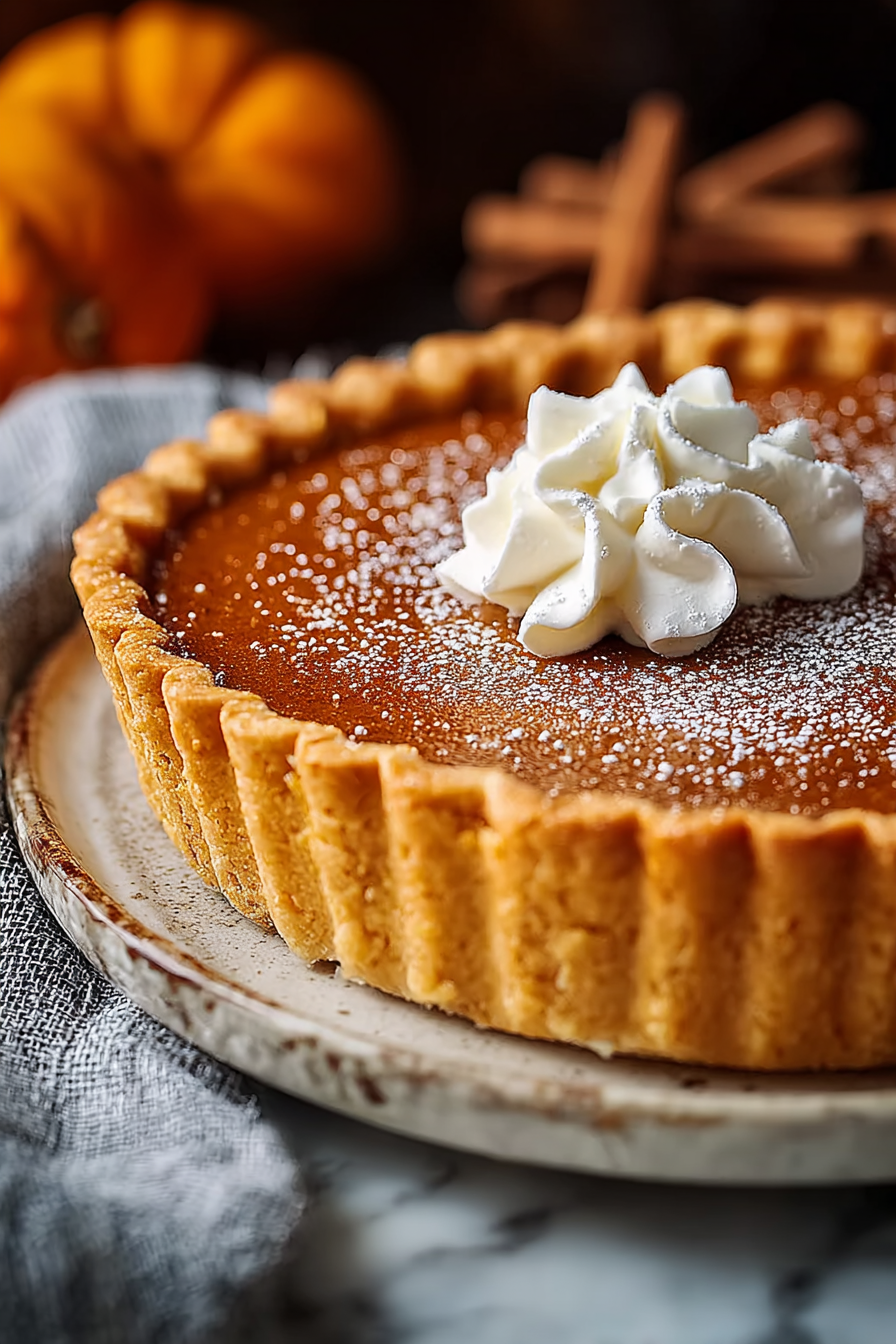 Easy Homemade Pumpkin Pie