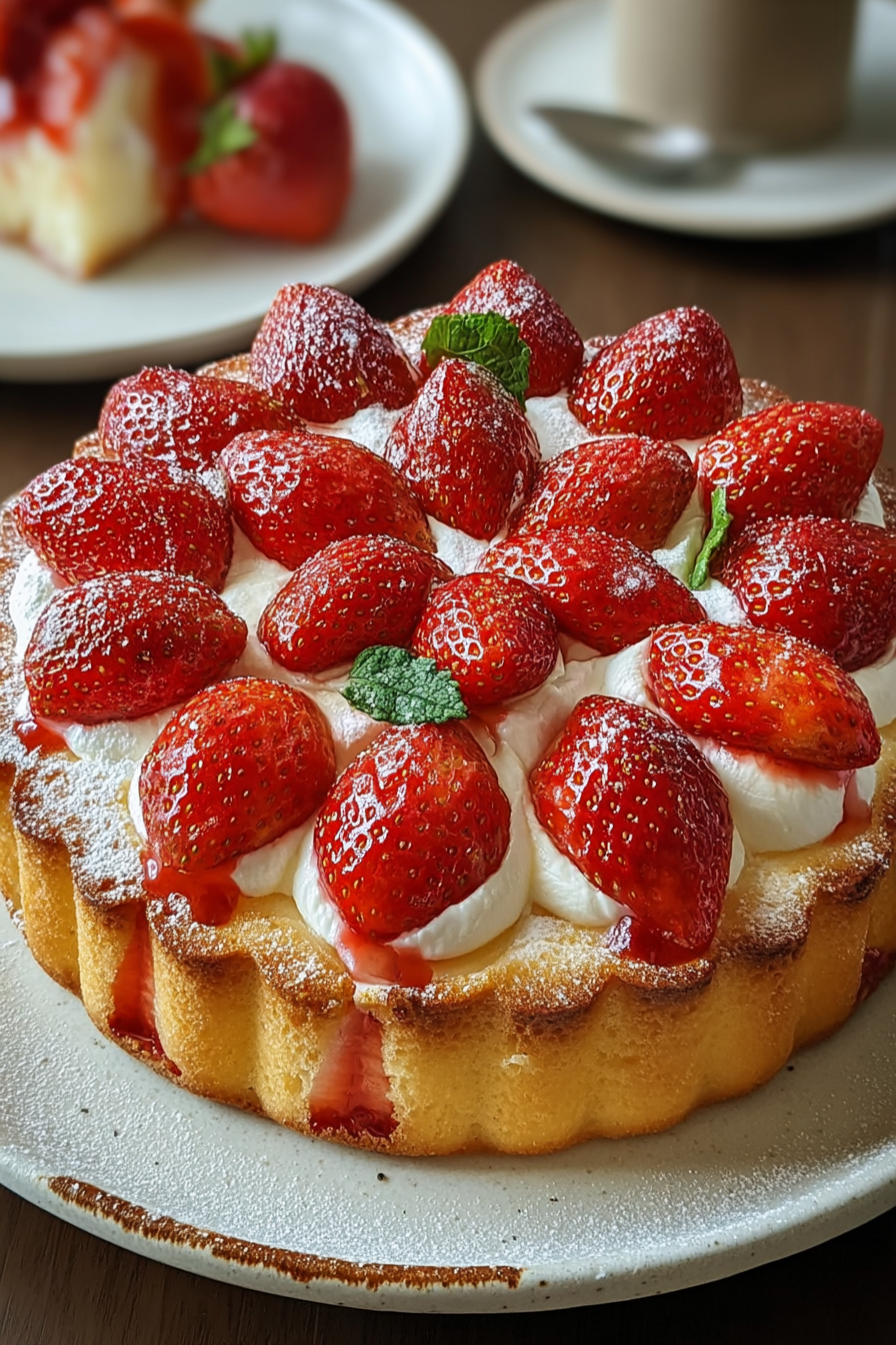 Easy Japanese Strawberry Cake