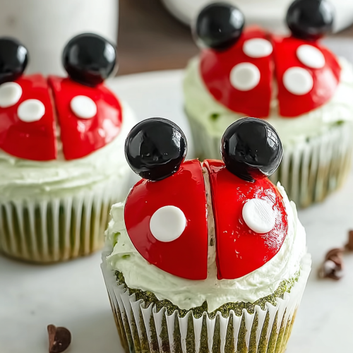 Easy Love Bug Cupcakes