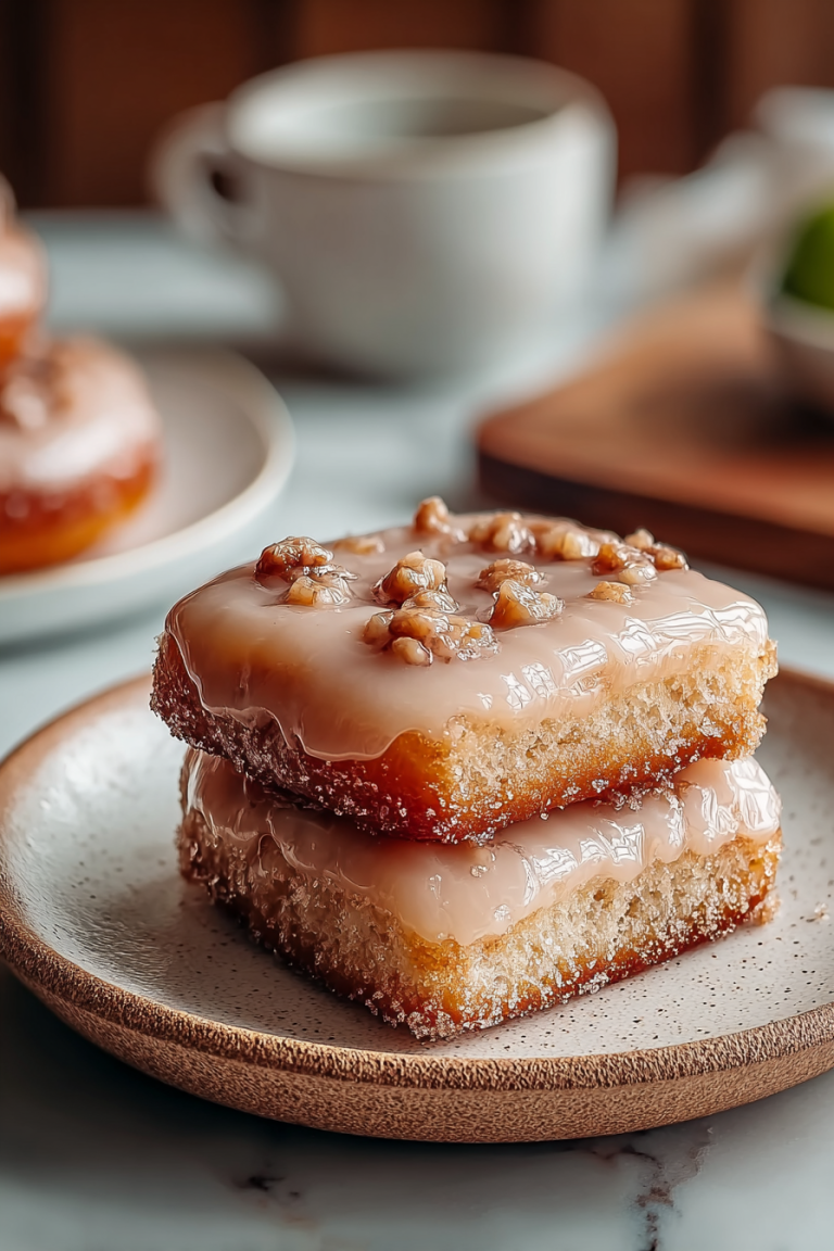 Easy Maple Donut Bars