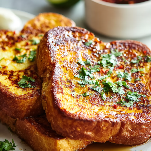 Easy Masala French Toast Delight