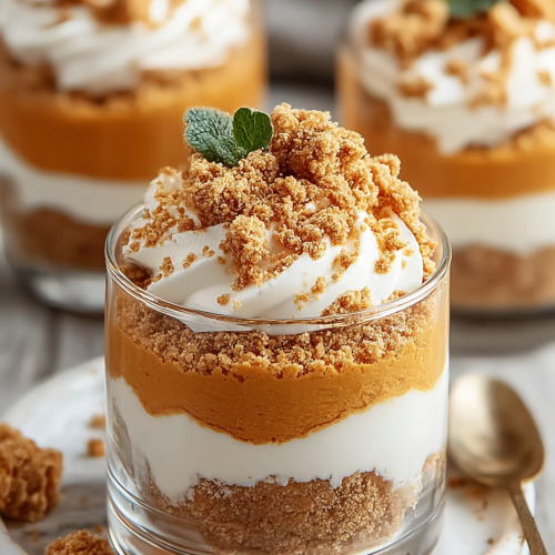 Easy Mini Pumpkin Cheesecake Trifles