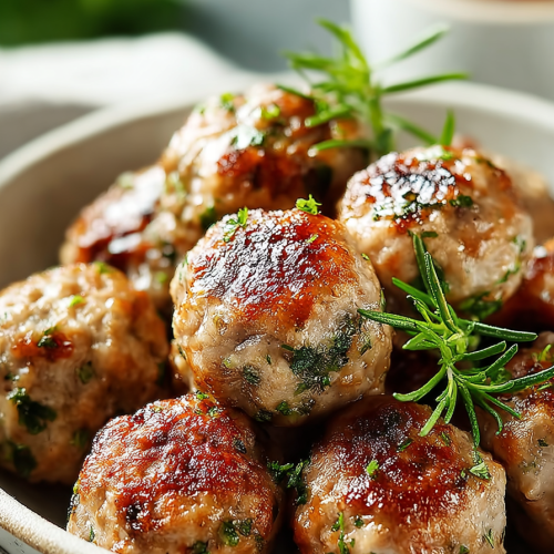 Easy Mini Turkey Meatballs