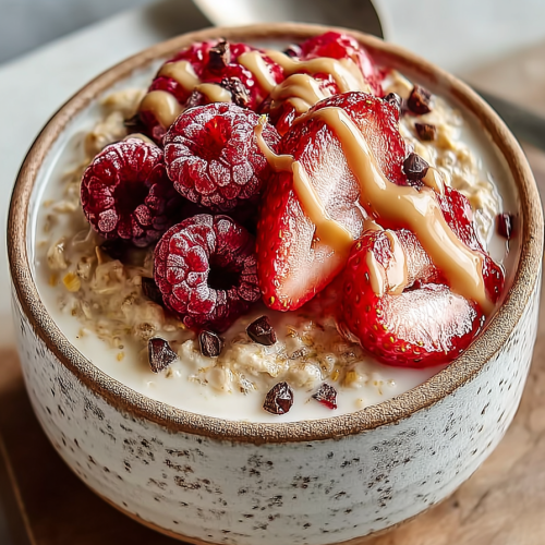 Easy PB&J Overnight Oats