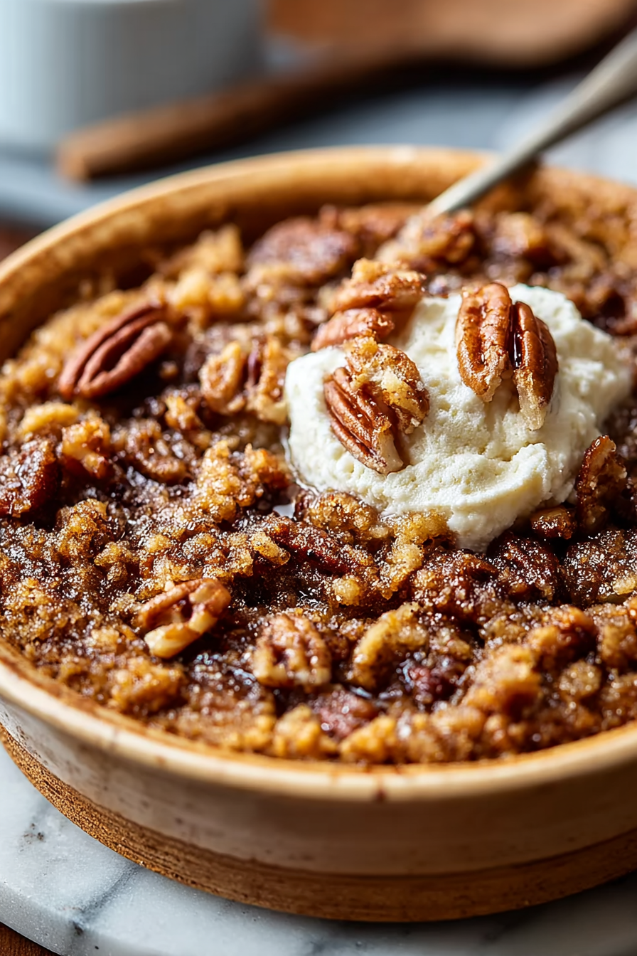 Easy Pecan Pie Cobbler
