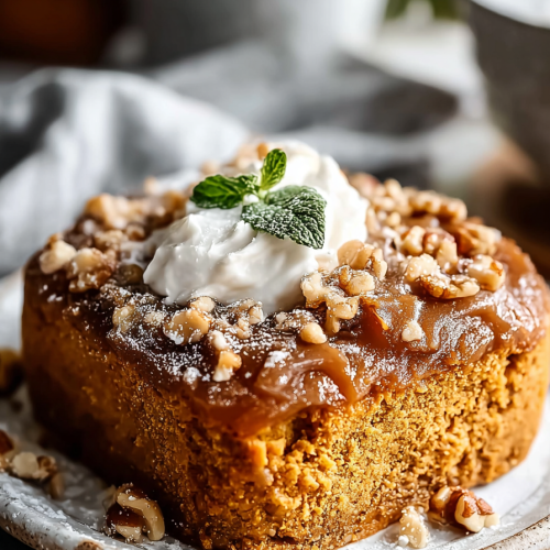 Easy Pumpkin Applesauce Cake