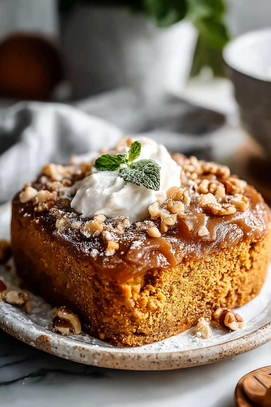 Easy Pumpkin Applesauce Cake