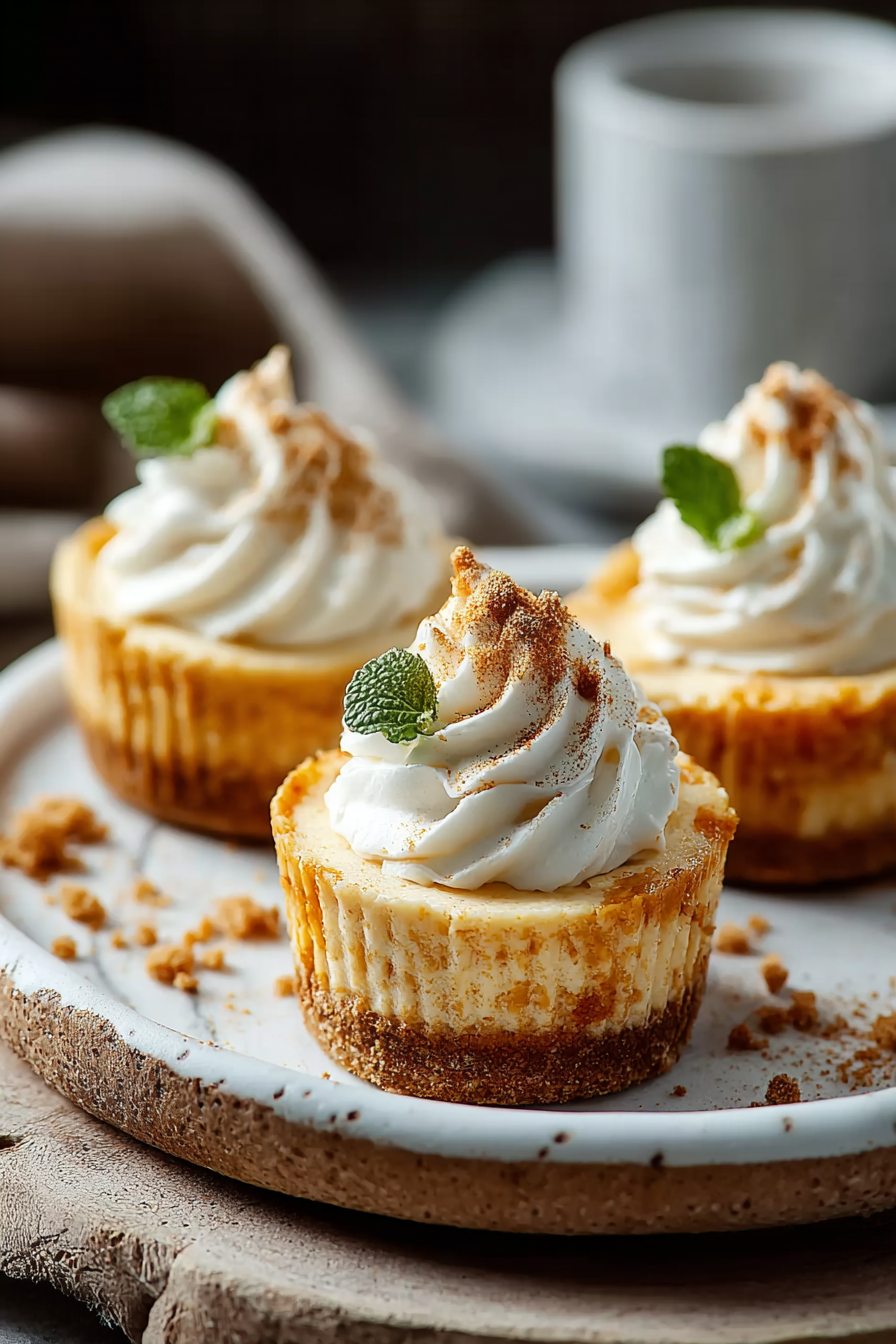 Easy Pumpkin Cheesecake Bites