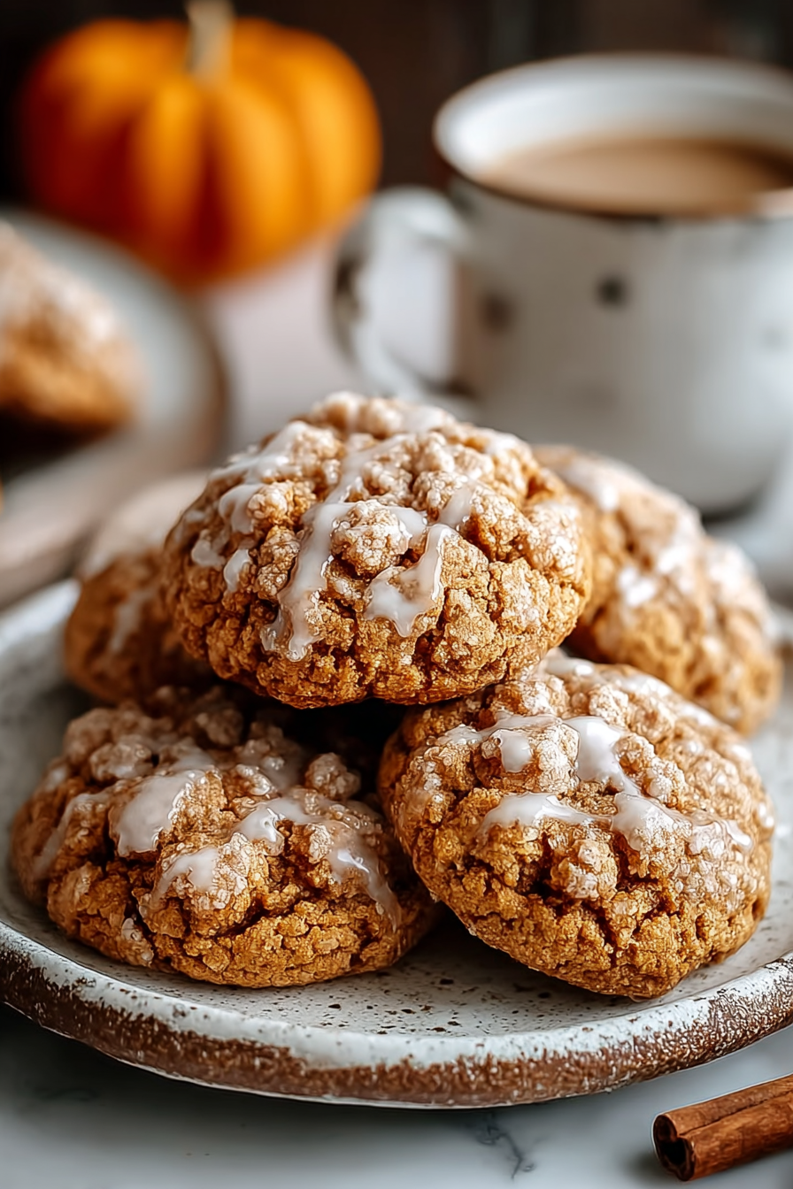 Easy Pumpkin Coffee Cake Cookies