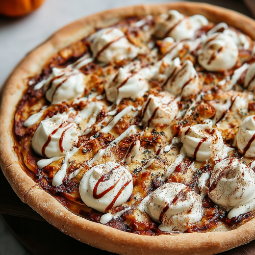 Easy Pumpkin Spice Dessert Pizza