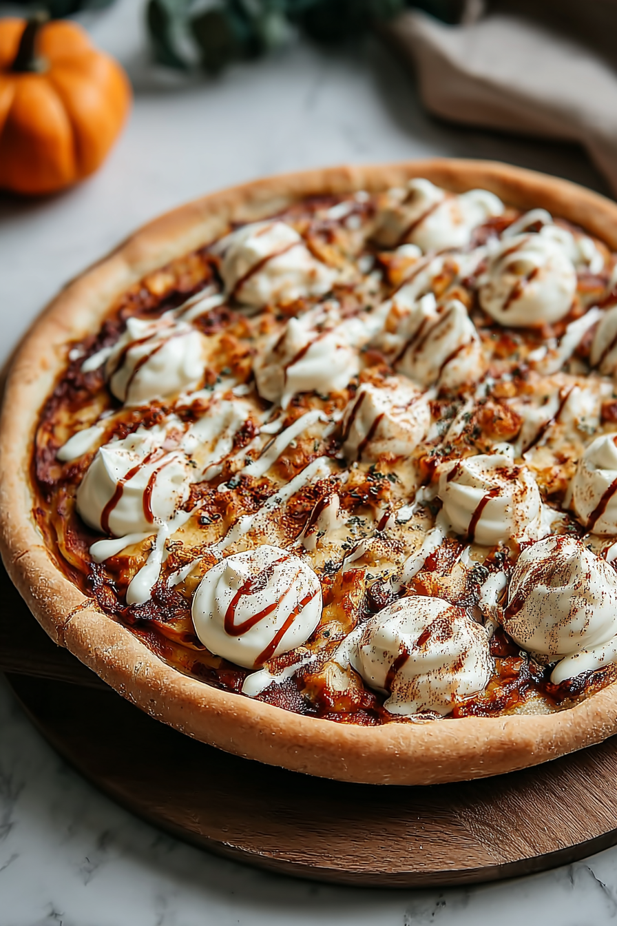 Easy Pumpkin Spice Dessert Pizza