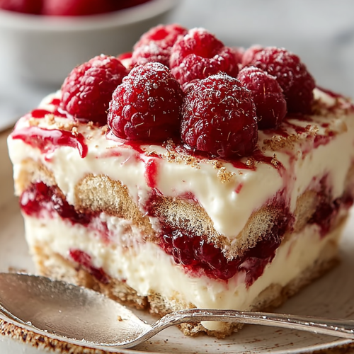 Easy Raspberry Tiramisu Delight