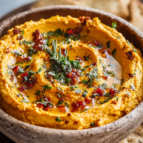 Easy Roasted Pumpkin Hummus