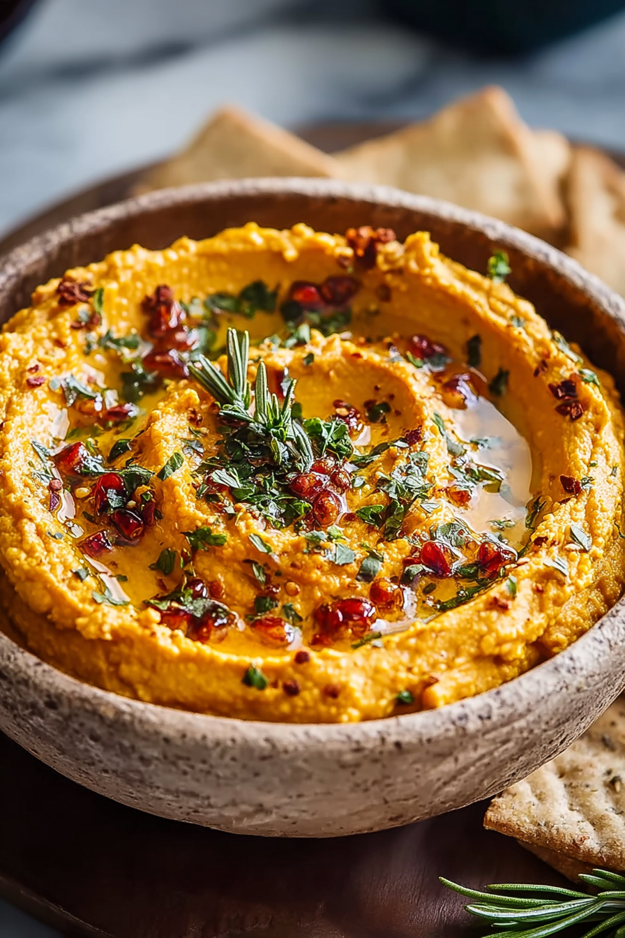 Easy Roasted Pumpkin Hummus