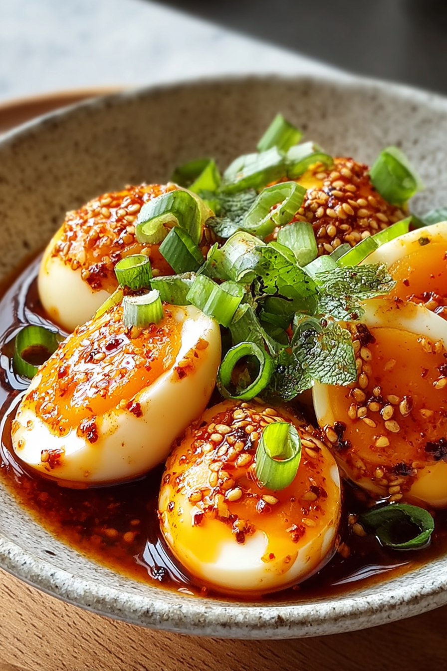Easy Spicy Gochujang Eggs