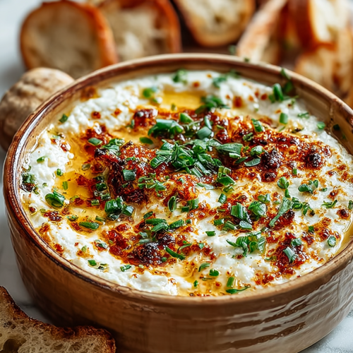 Easy Spicy Ricotta Hot Honey Dip