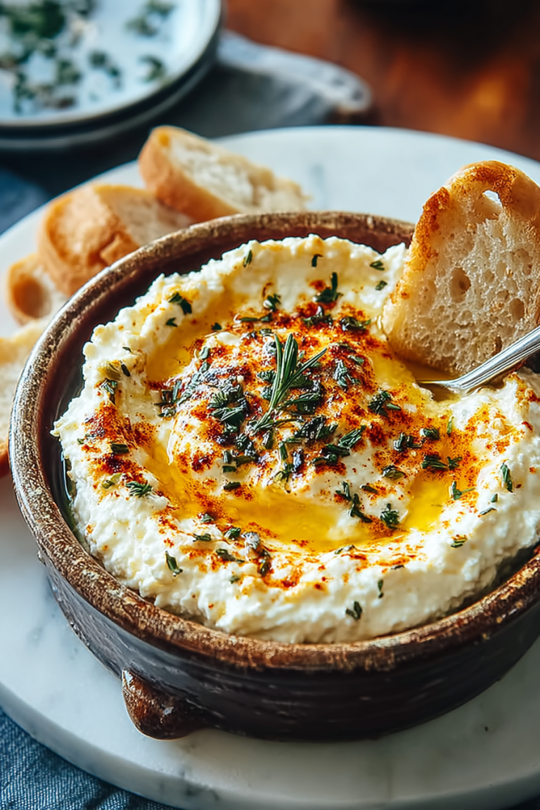 Easy Spicy Ricotta Hot Honey Dip