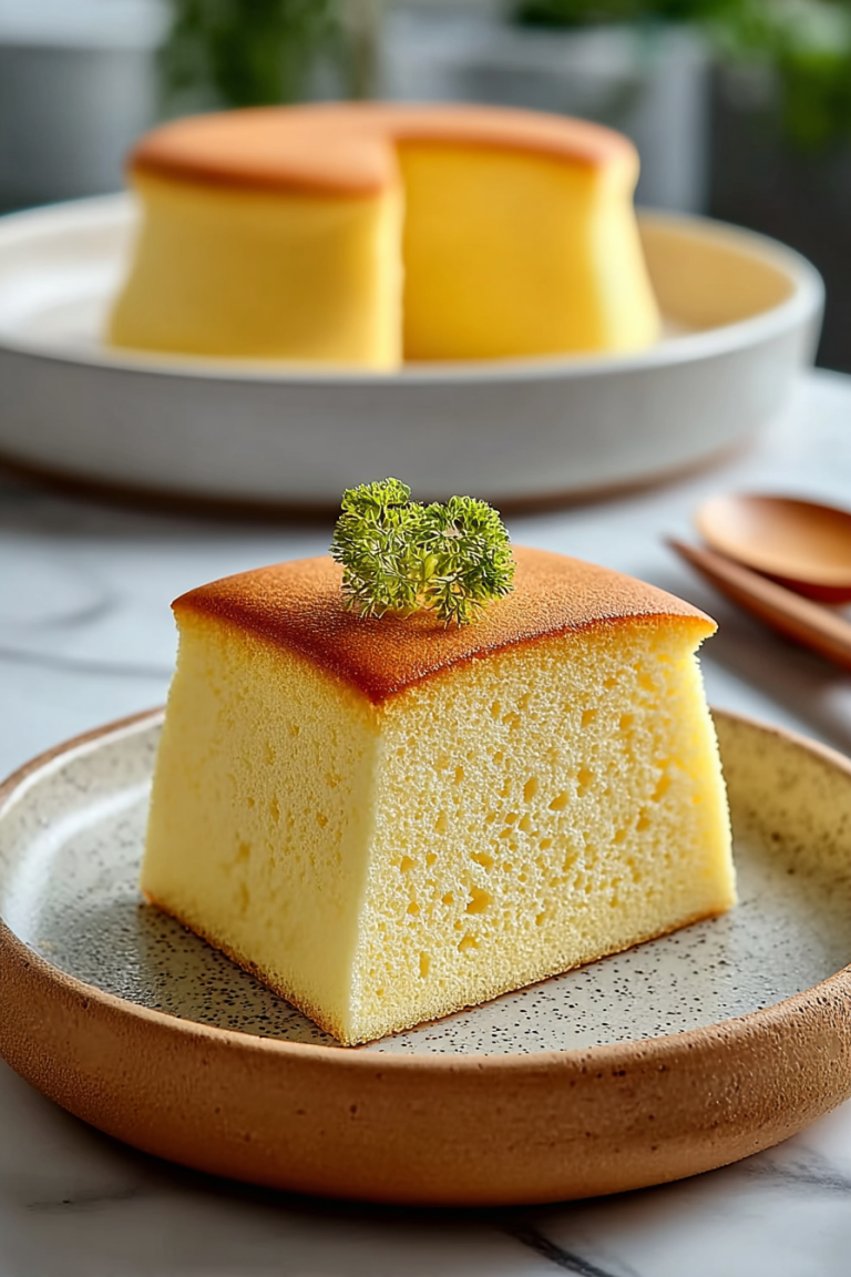 Easy Taiwanese Castella Cake