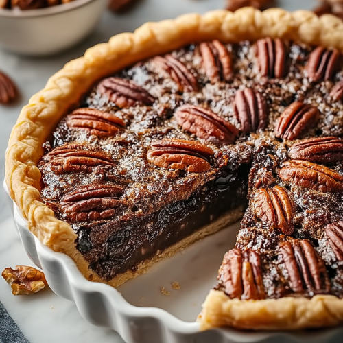 Easy Texas Chocolate Pecan Pie