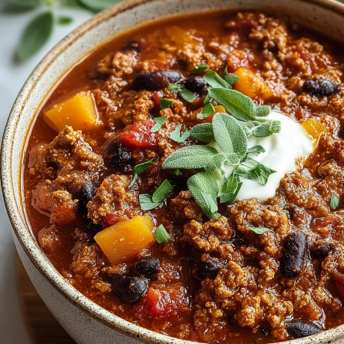 Easy Turkey Pumpkin Chili