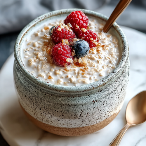 Easy Vanilla Overnight Oats