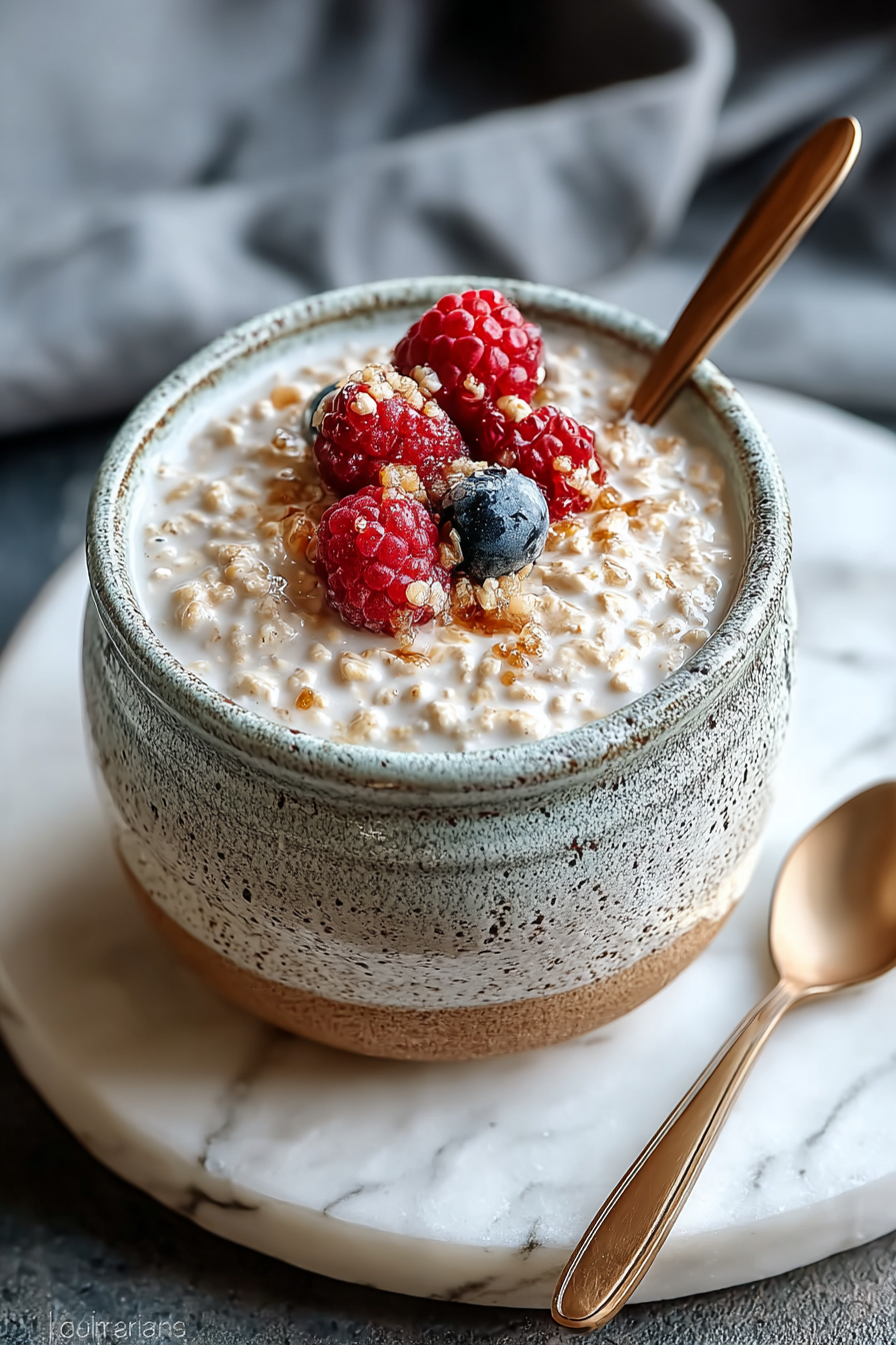 Easy Vanilla Overnight Oats