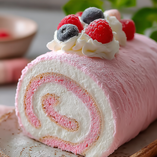 Fluffy Japanese Cotton Candy Roll