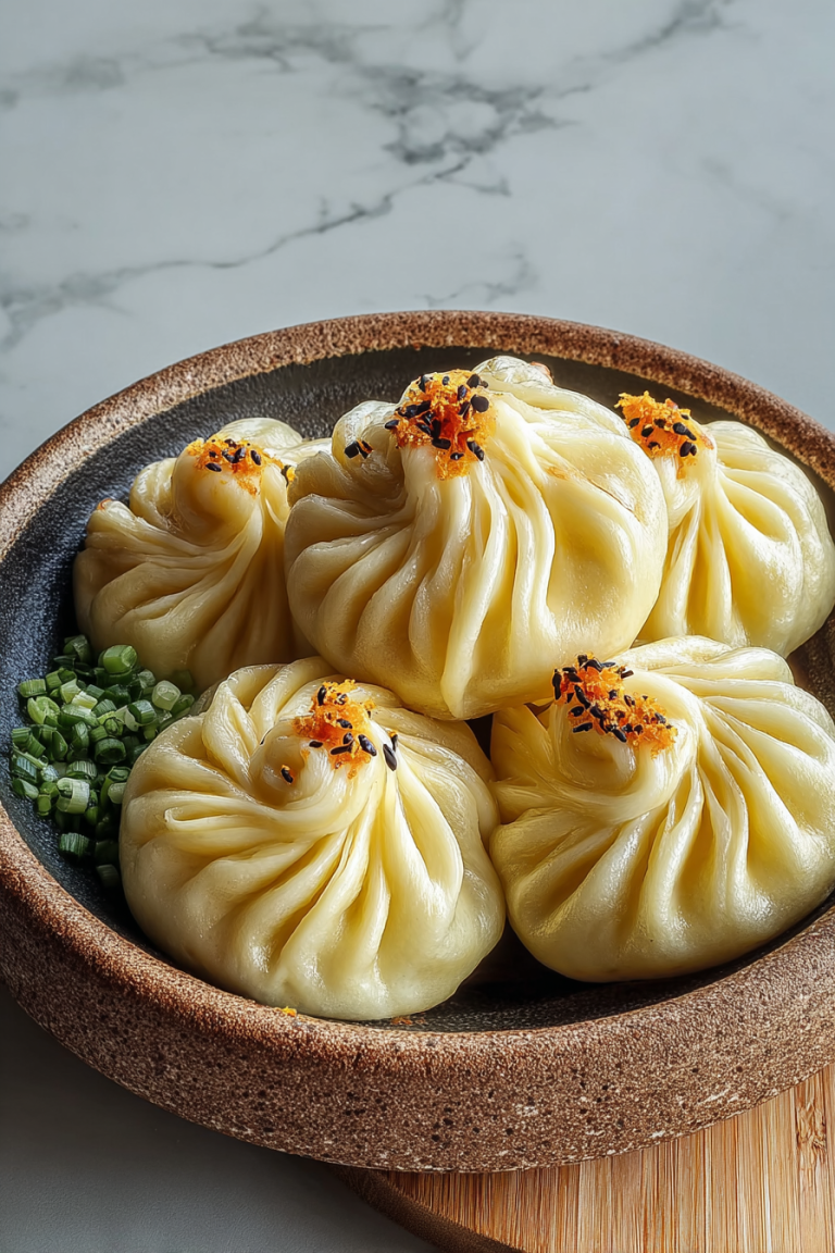 Golden Cabbage Noodle Buns